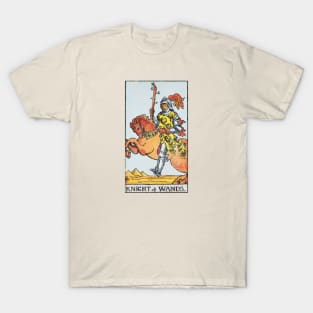 Knight of wands tarot card (distressed) T-Shirt